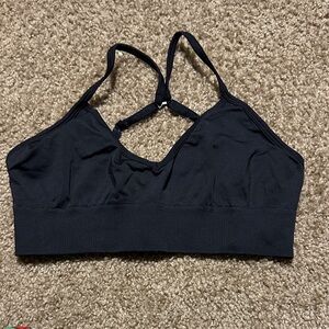 Lululemon Adjustable Straps Women's Black Sports Bra